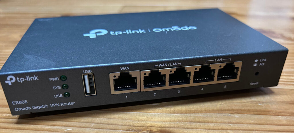 ルーター・ネットワーク機器 Ocean ホームゲートウエイ（RX600MI）にルーター（ER605）を接続して自宅